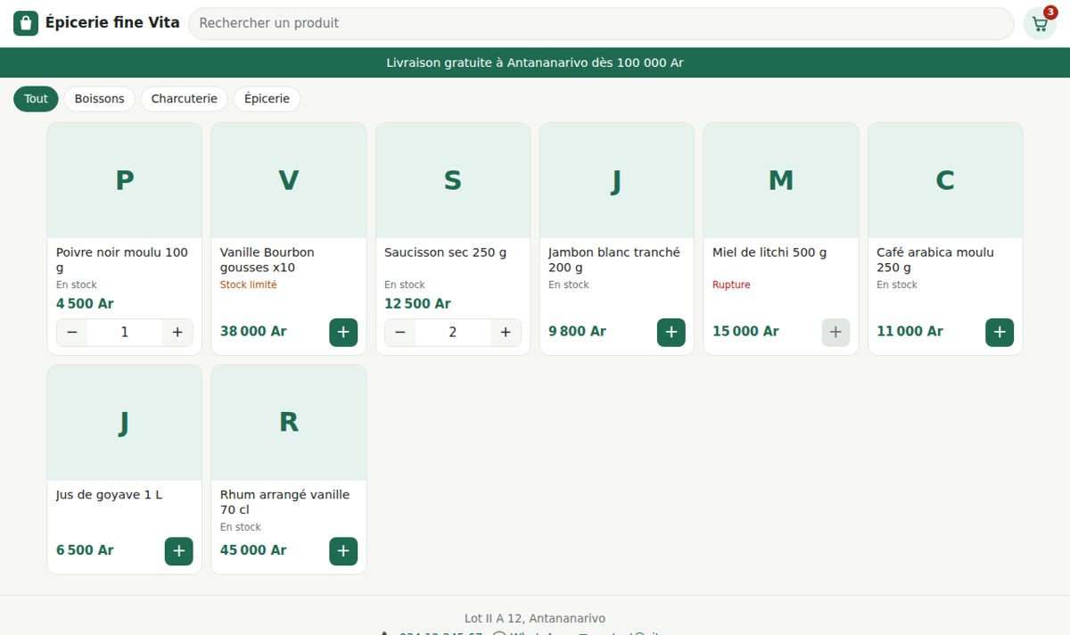 Boutique en ligne